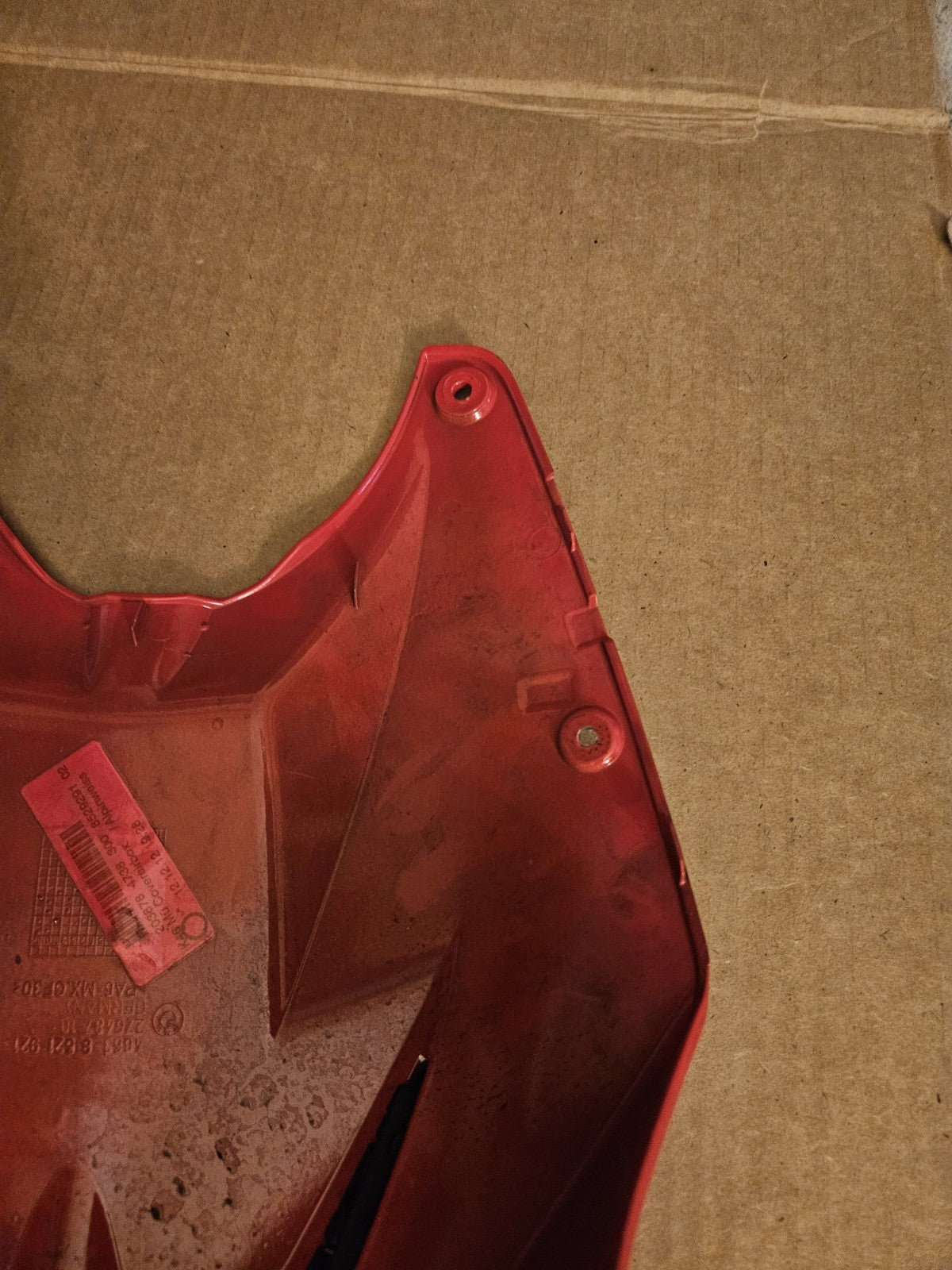 2009-2014 BMW S1000RR OEM Upper Gas Tank Fairing Cover Racing Red