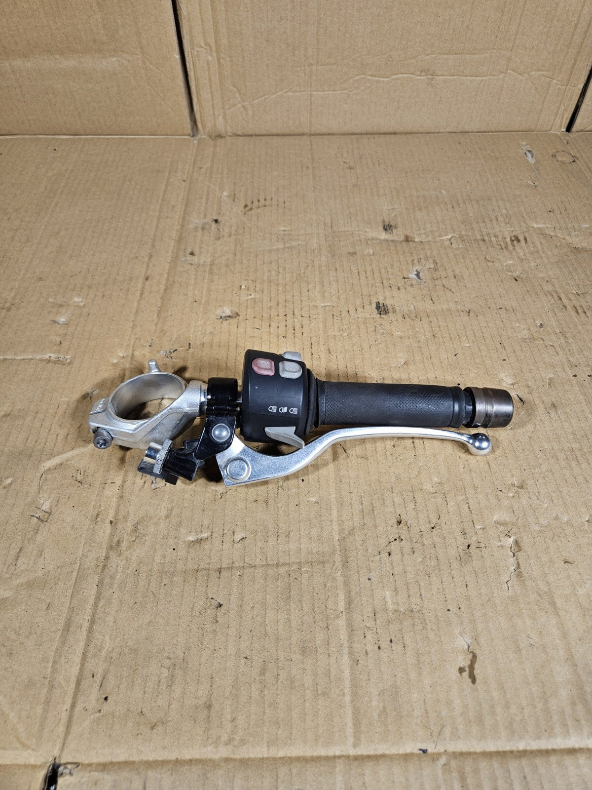 09-14 BMW S1000RR OEM Left Clip On Handlebar Clutch Lever Switch Housing Control14