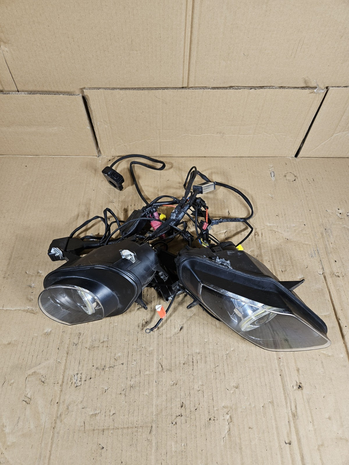 2012 BMW S1000RR Aftermarket Halo Headlight Assembly Angel Eye Front Head Light23