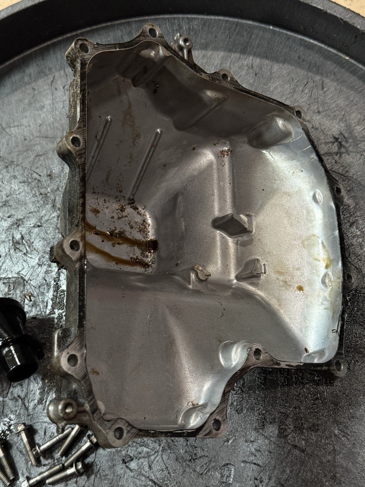 2008-2011 Honda CBR1000RR ABS SC59 OEM Engine Oil Pan Sump Bottom 11210-MFL-0005