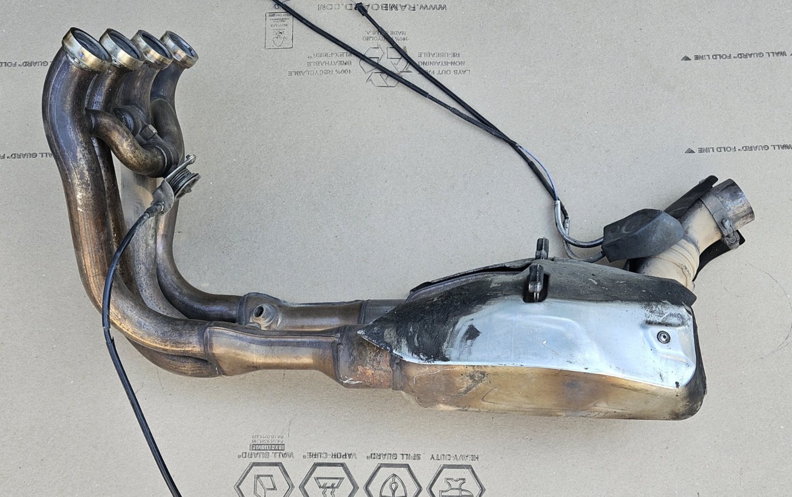 2009-2014 BMW S1000RR OEM Exhaust Headers Manifold 185198320