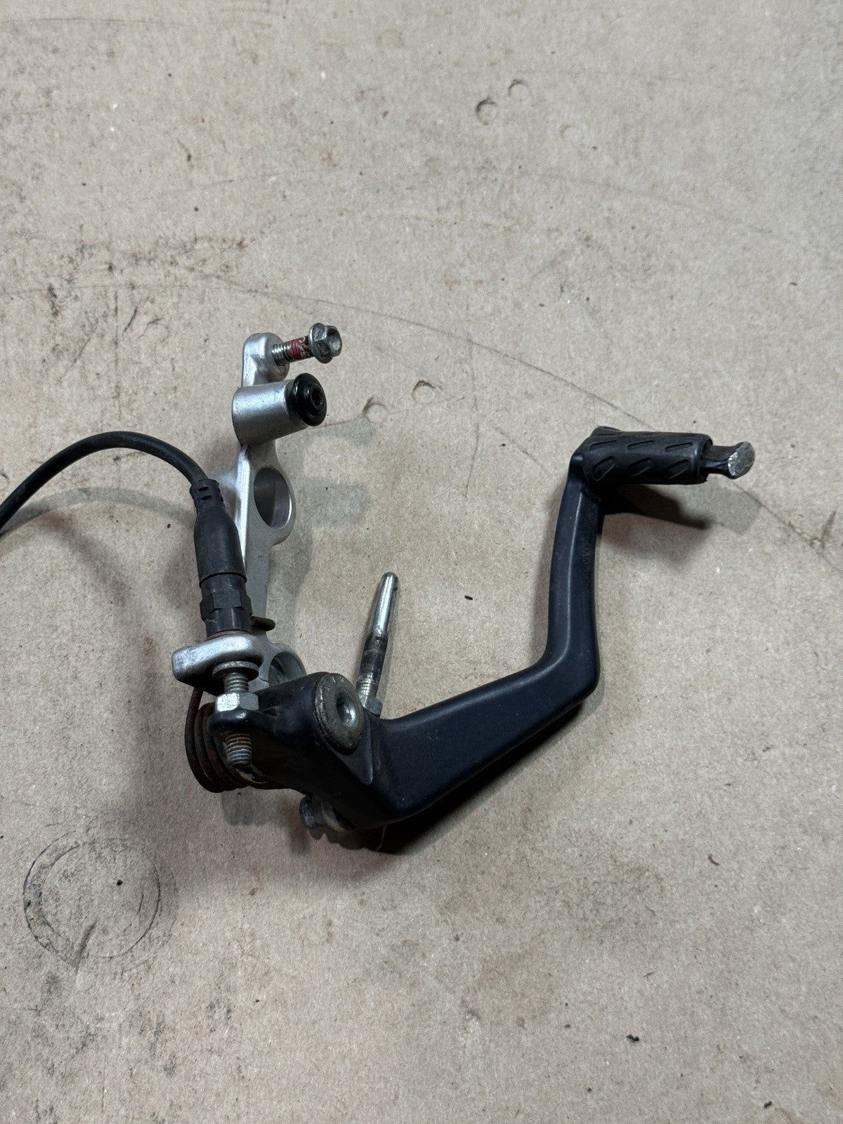 Ducati 848 Evo 1098 1198 1198R Rear Brake Lever Pedal OEM BENT DAMAGED 45720421A