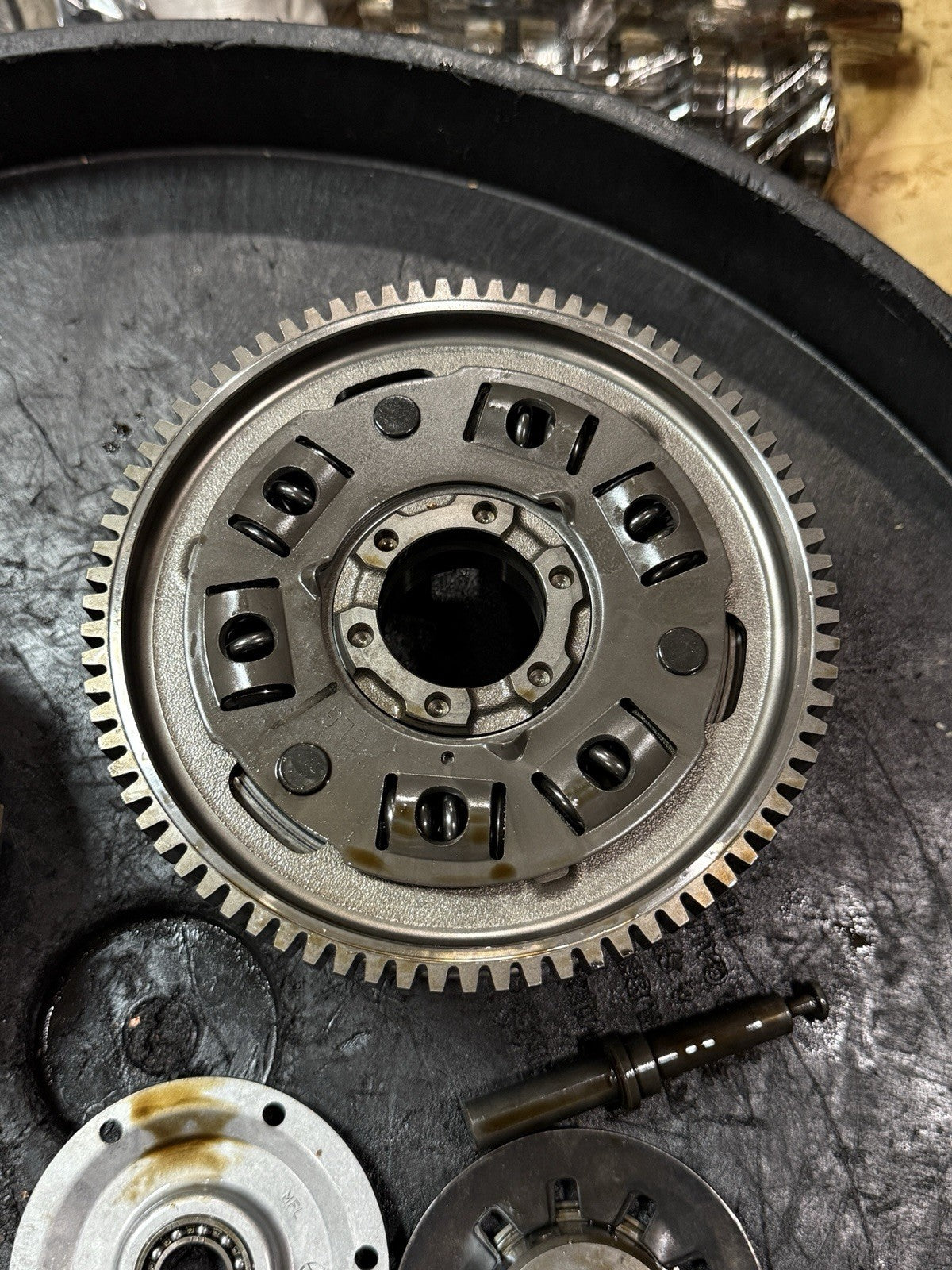 2008-2011 Honda CBR1000RR OEM Clutch Basket Hub Plates Pressure Plate Assembly15