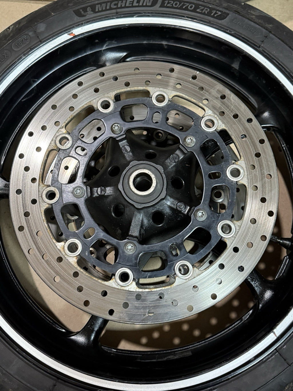 08-16 Yamaha YZF R6 YZFR6 OEM Front Rear Wheels Rims Rotors Sprocket Hub