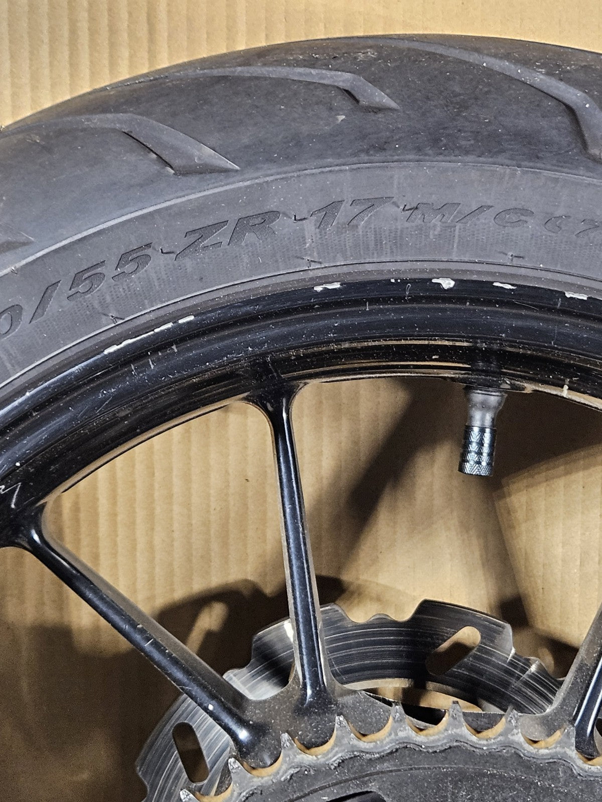 2012 BMW S1000RR OEM Front Rear Wheels Rims Set with Brake Rotors Wheel Pair5