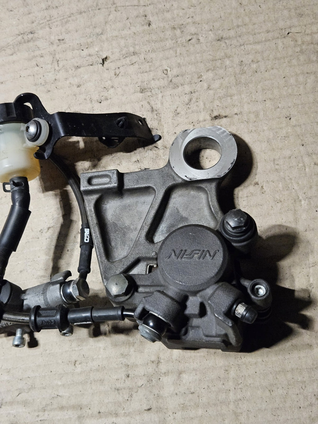 2008-2011 Yamaha YZF-R6 R6 OEM Right Rearset Rear Brake Master Cylinder Caliper3