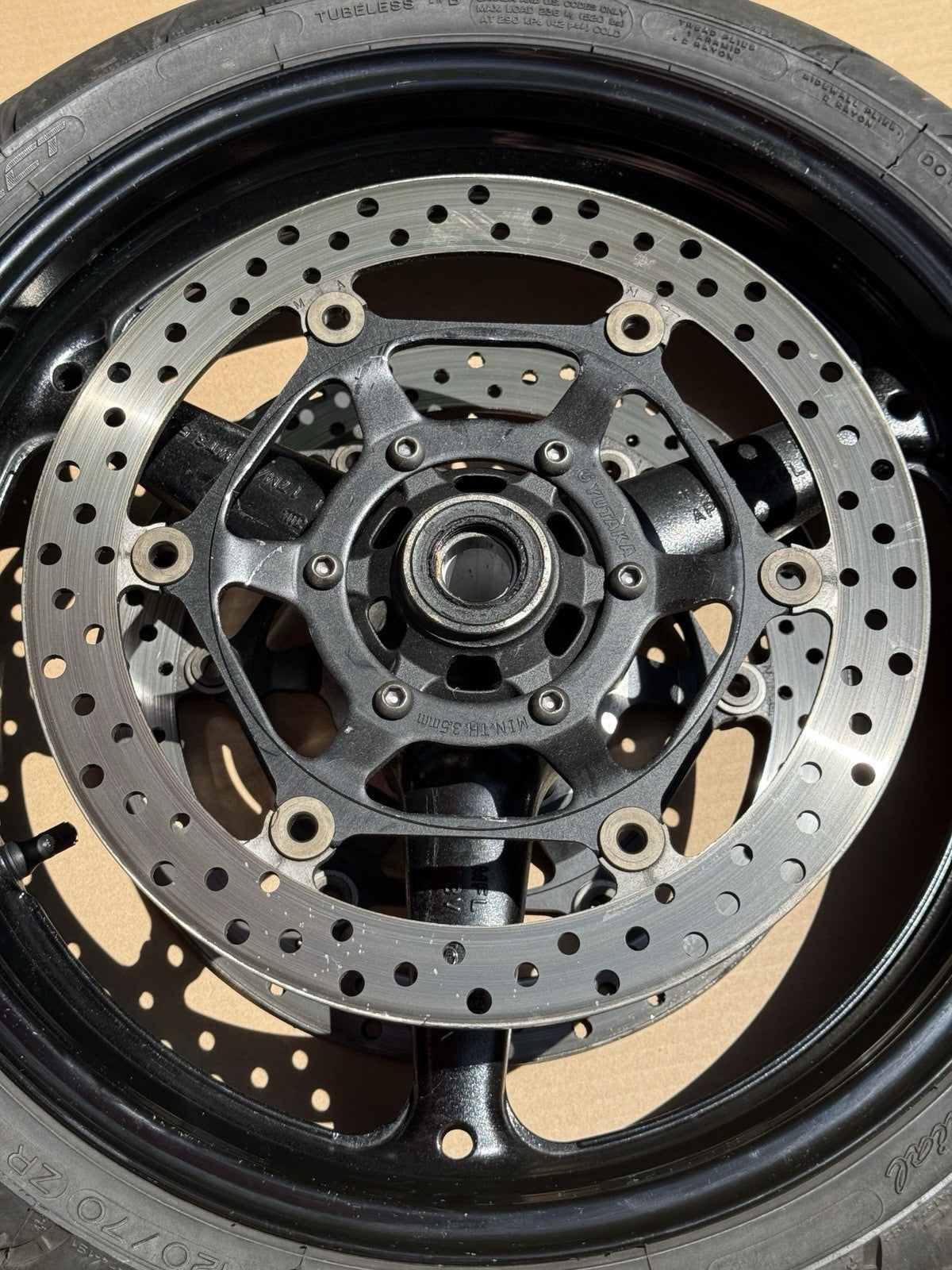 2008 Honda CBR1000RR SC59 Fireblade OEM Front Rear Wheels Rims Set 44650-MFL-30520