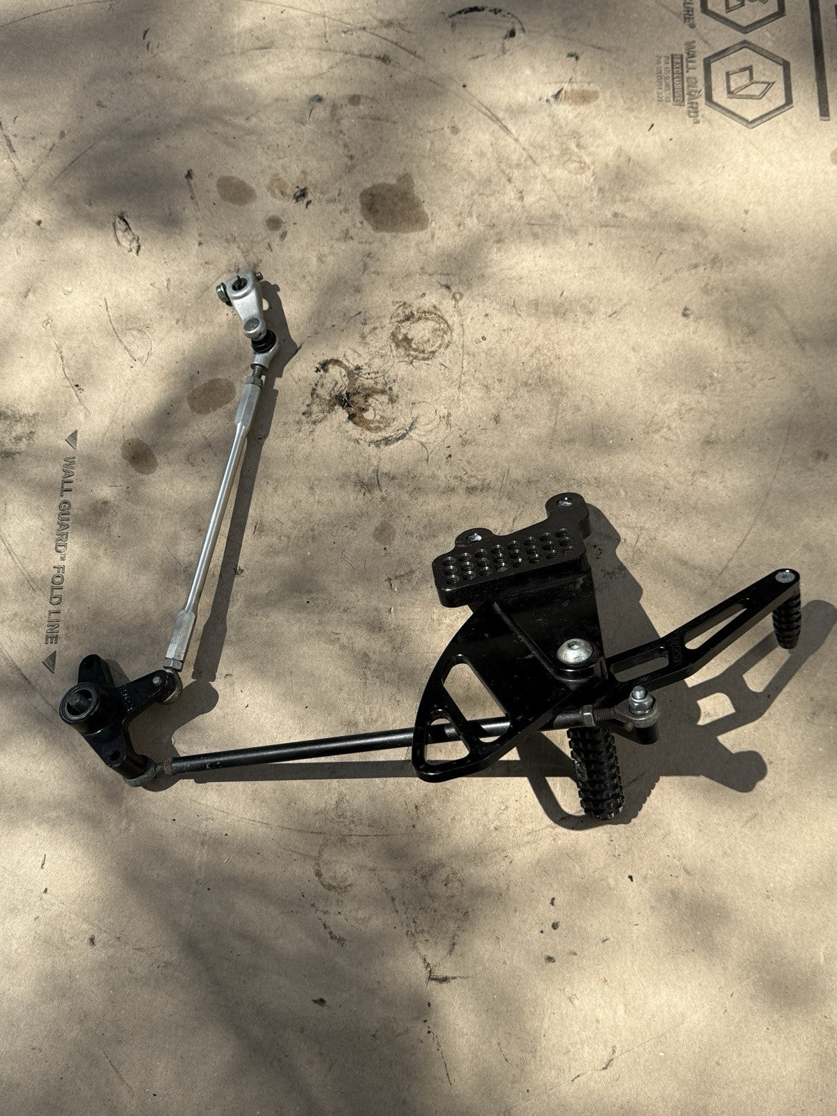 05-06 Honda CBR600RR Vortex Left Rearset Foot Peg Shifter Rear Set OEM