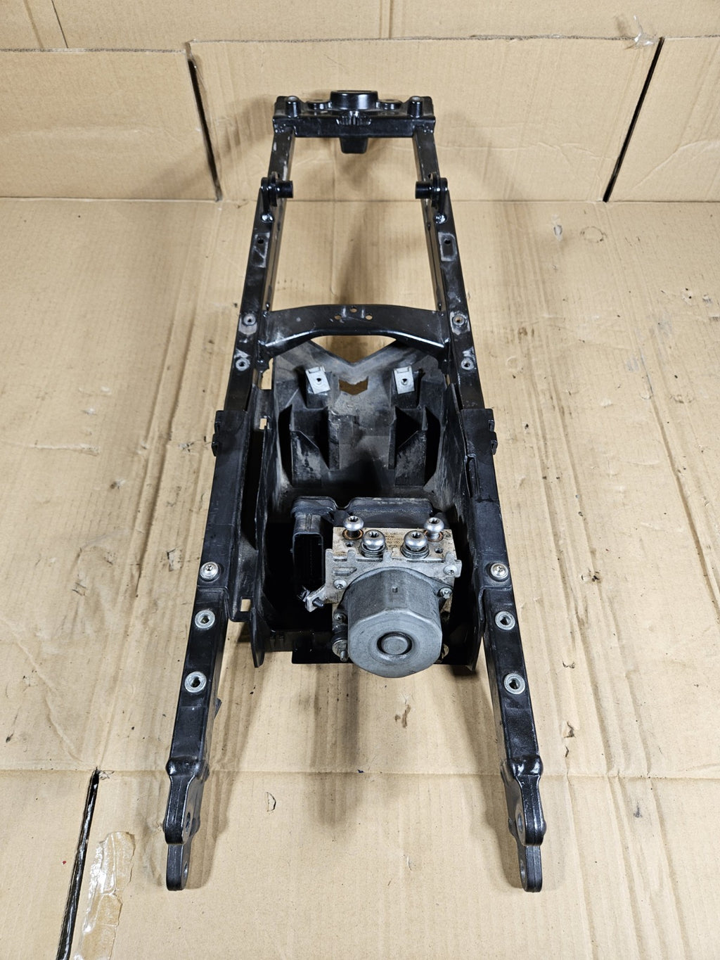 2012 BMW S1000RR OEM Rear Subframe with Battery Box Tray ABS Pump Unit Module11