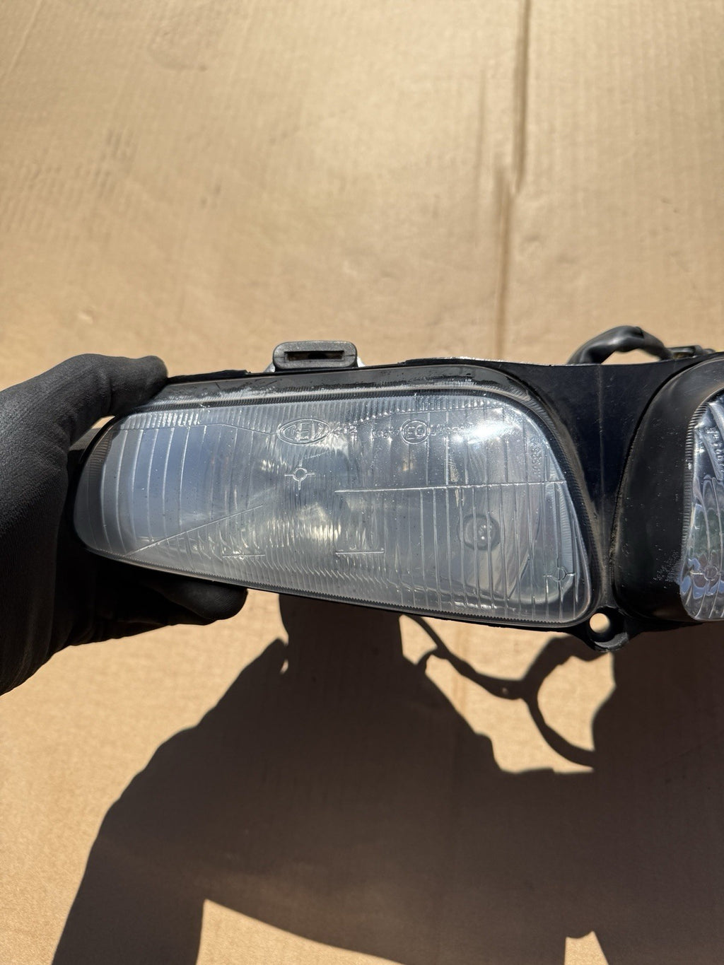 94-04 Ducati 748 916 996 998 OEM Headlight Headlamp Assembly Twin H1/H3 AS-IS