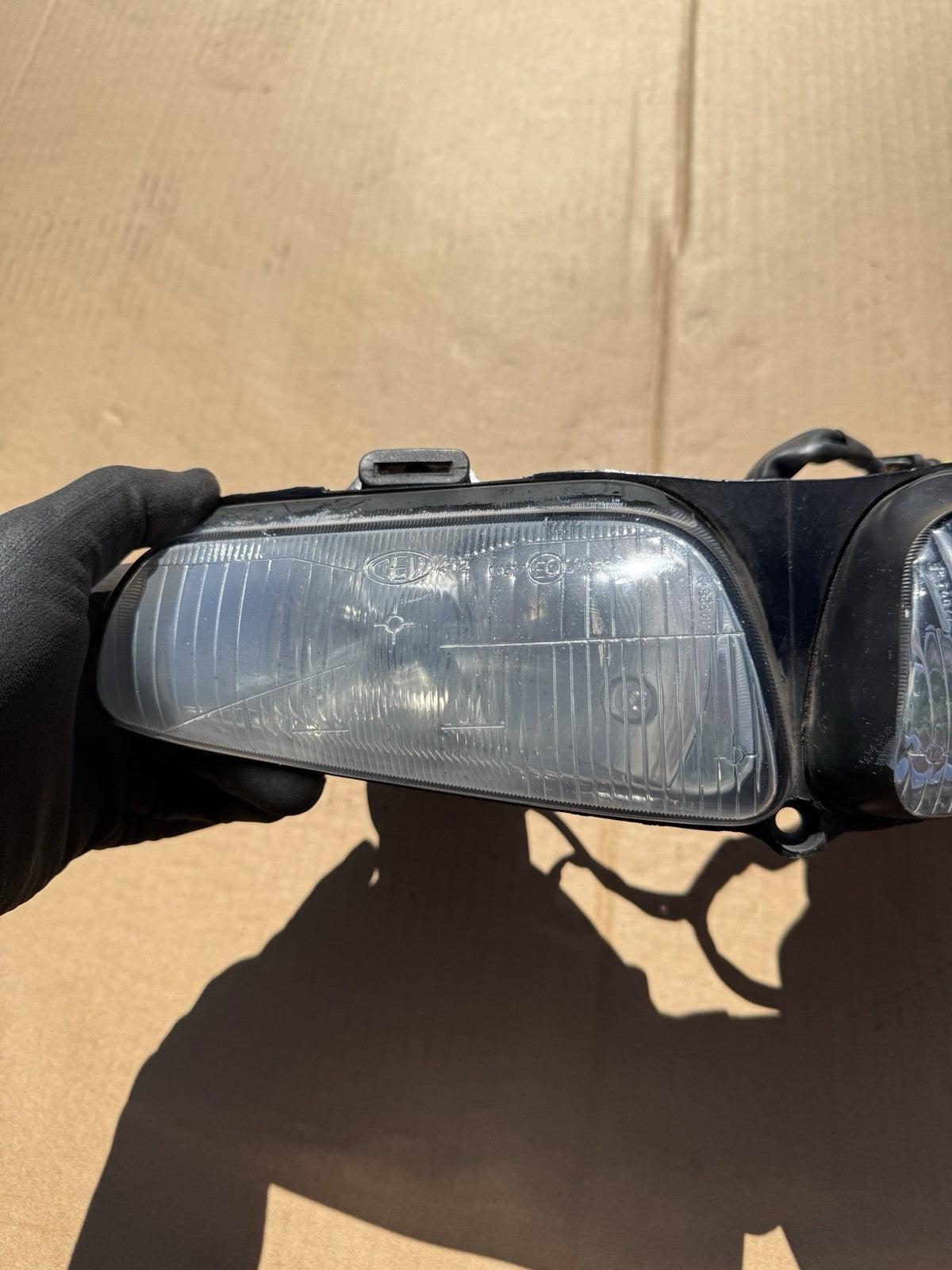 94-04 Ducati 748 916 996 998 OEM Headlight Headlamp Assembly Twin H1/H3 AS-IS