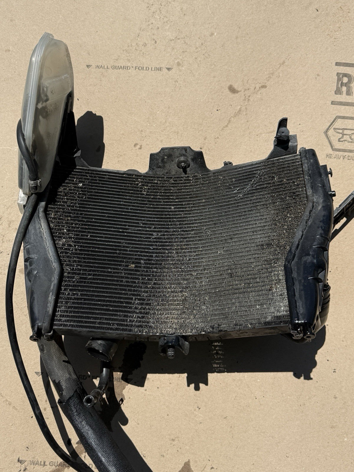 09-14 BMW S1000RR OEM ENGINE RADIATOR FANS MOTOR COOLER COOLING COOLANT HOSES