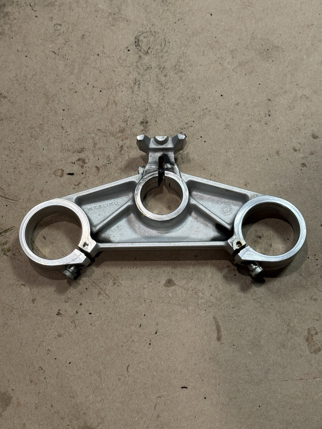 2009-2013 Ducati 848 EVO 1198 1198S SP OEM Top Triple Tree Clamp Yoke 34110721A0