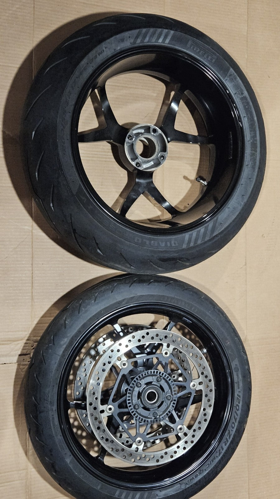 2012-2017 Ducati Panigale 1199 1299 OEM Front Rear Wheels Brakes Straight