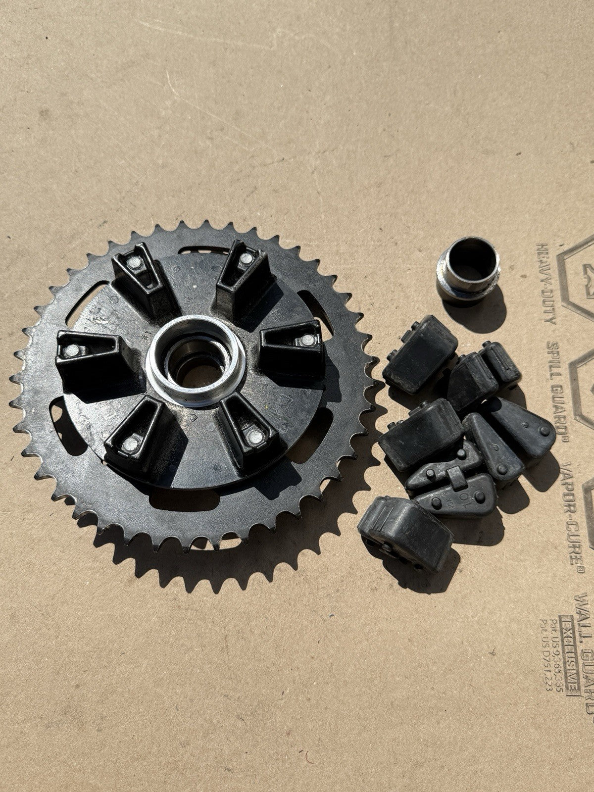 09-16 Suzuki GSX-R1000 Rear Sprocket Carrier W/ Vortex Sprocket OEM 64610-47H00