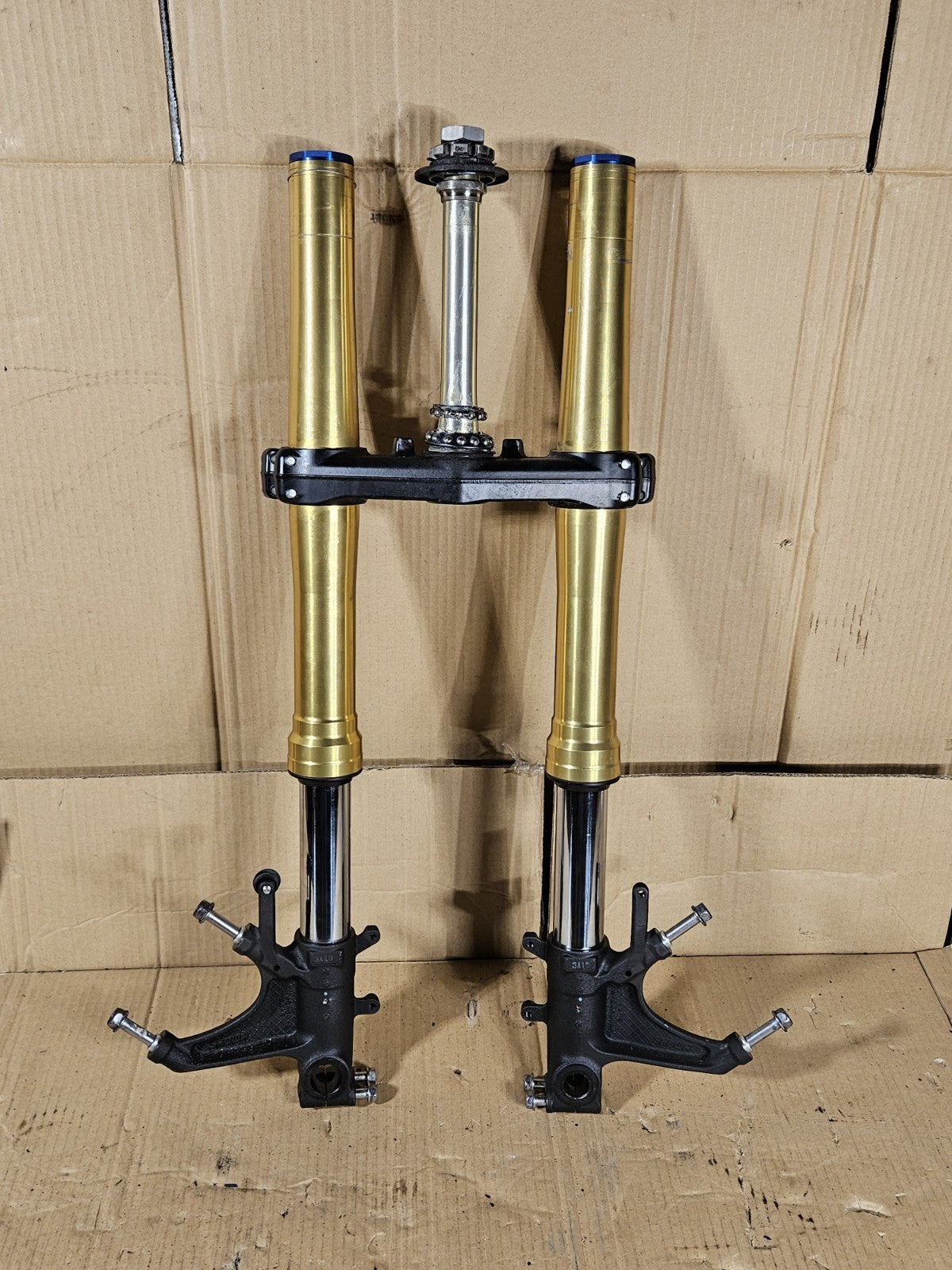 2013 Honda CBR600RR Front Forks Straight Gold Pair OEM 51410-MJC-A11 2013-20201