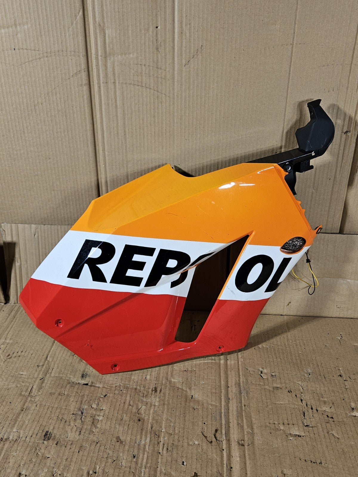 2013 Honda CBR600RR CBR 600RR Aftermarket Repsol Right Side Fairing Panel Cowl5