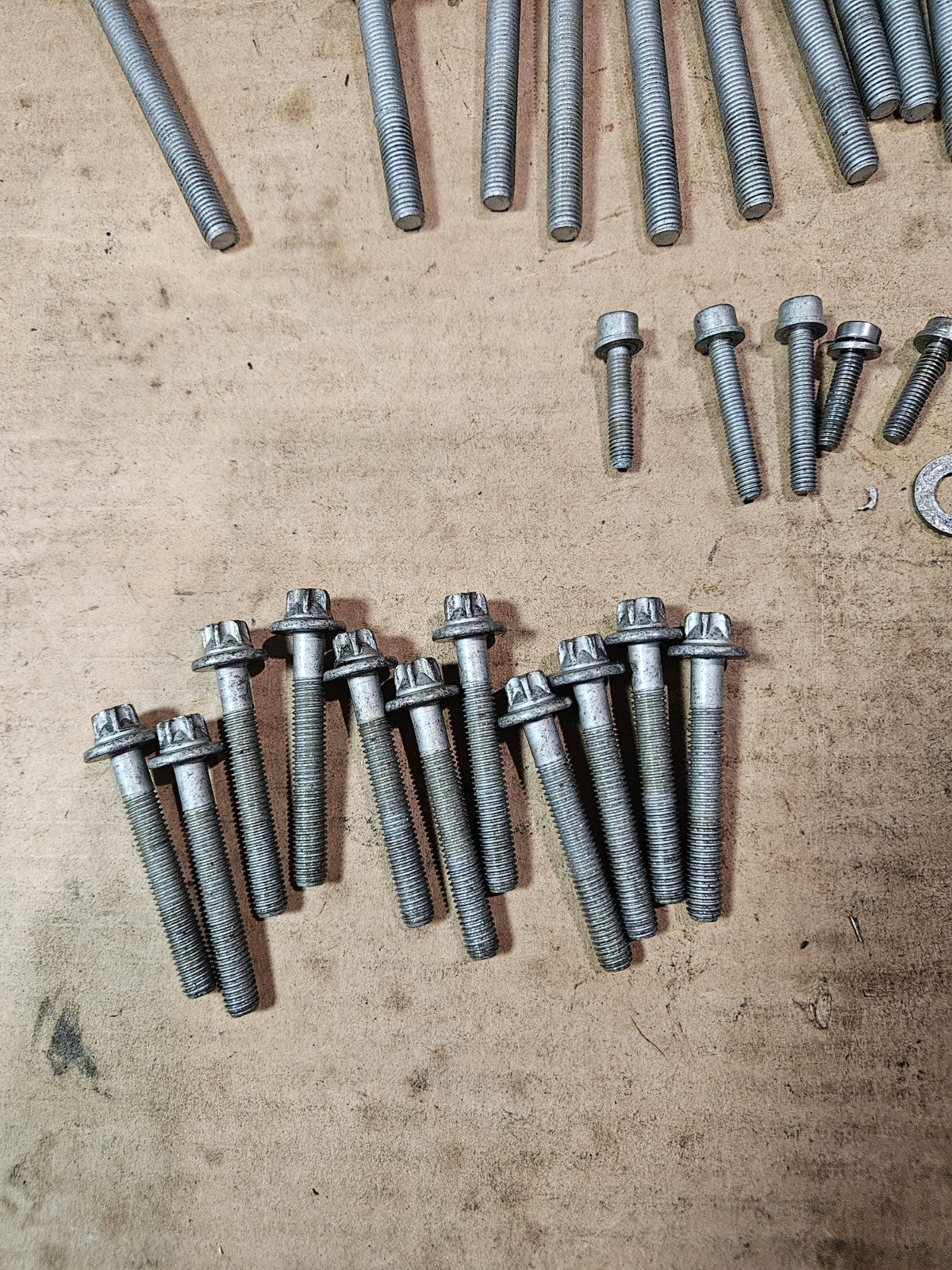 10-14 2014 BMW S1000RR OEM ENGINE CRANKCASE CASE  BOLTS HARDWARE MOTOR SCREWS