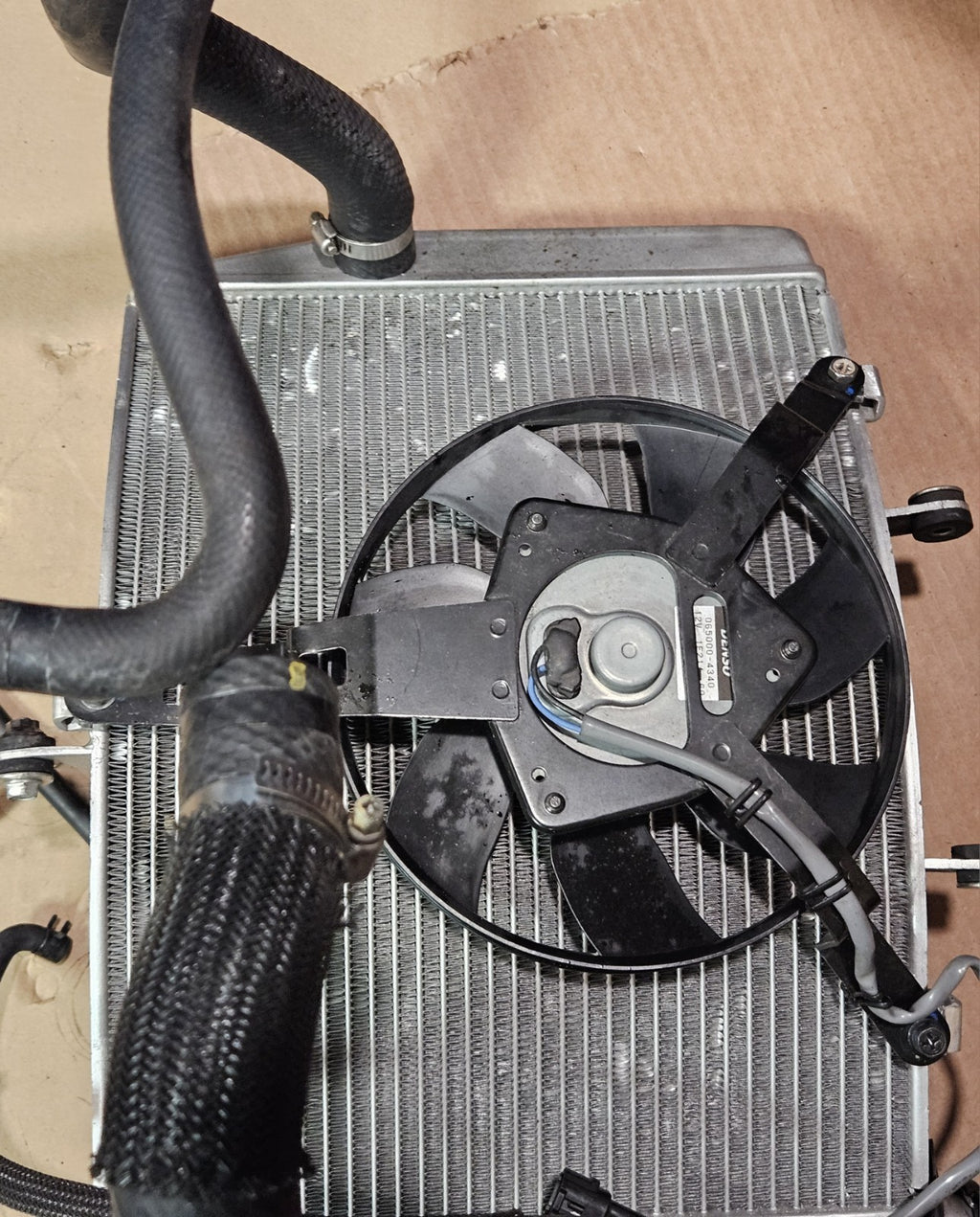 13-25 KAWASAKI NINJA ZX6R ZX636 Radiator Engine Cooling Fans Reservoir OEM