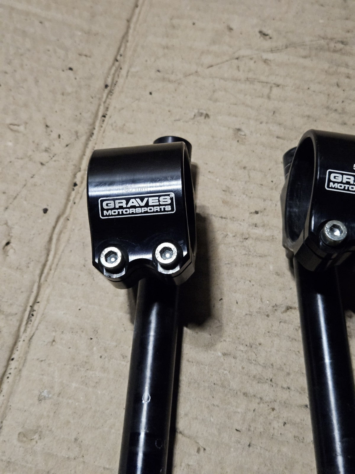 08-16 YAMAHA YZF R6 LEFT RIGHT CLIP ON ONS HANDLEBARS PAIR SET Graves Motorsport7