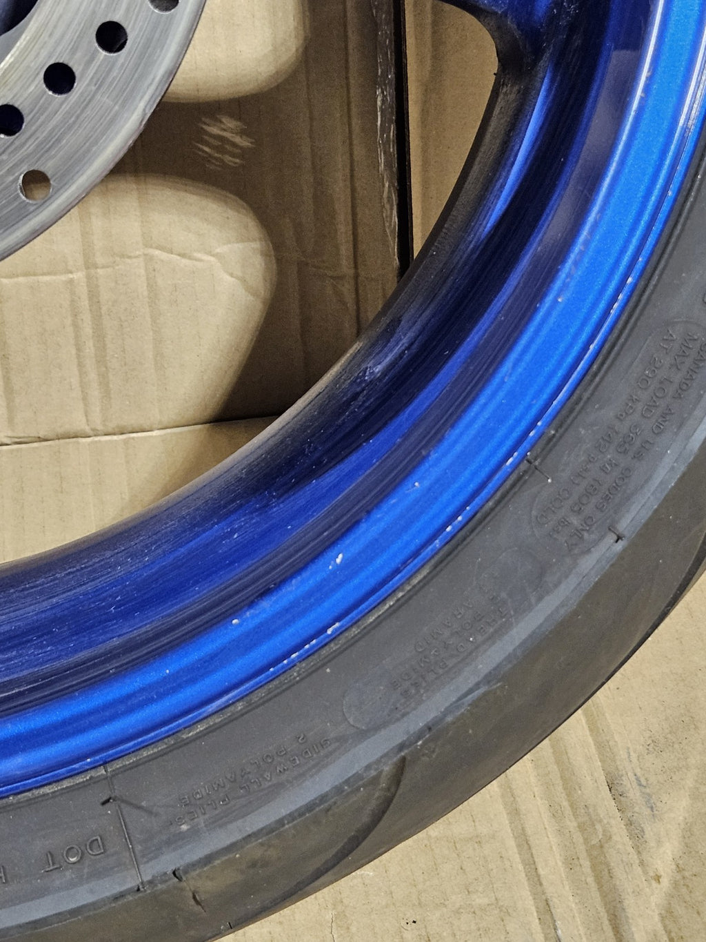 2006 Suzuki GSXR600 Wheel Set Front & Rear OEM 5411141G10 2006-2007 Rims Pair10