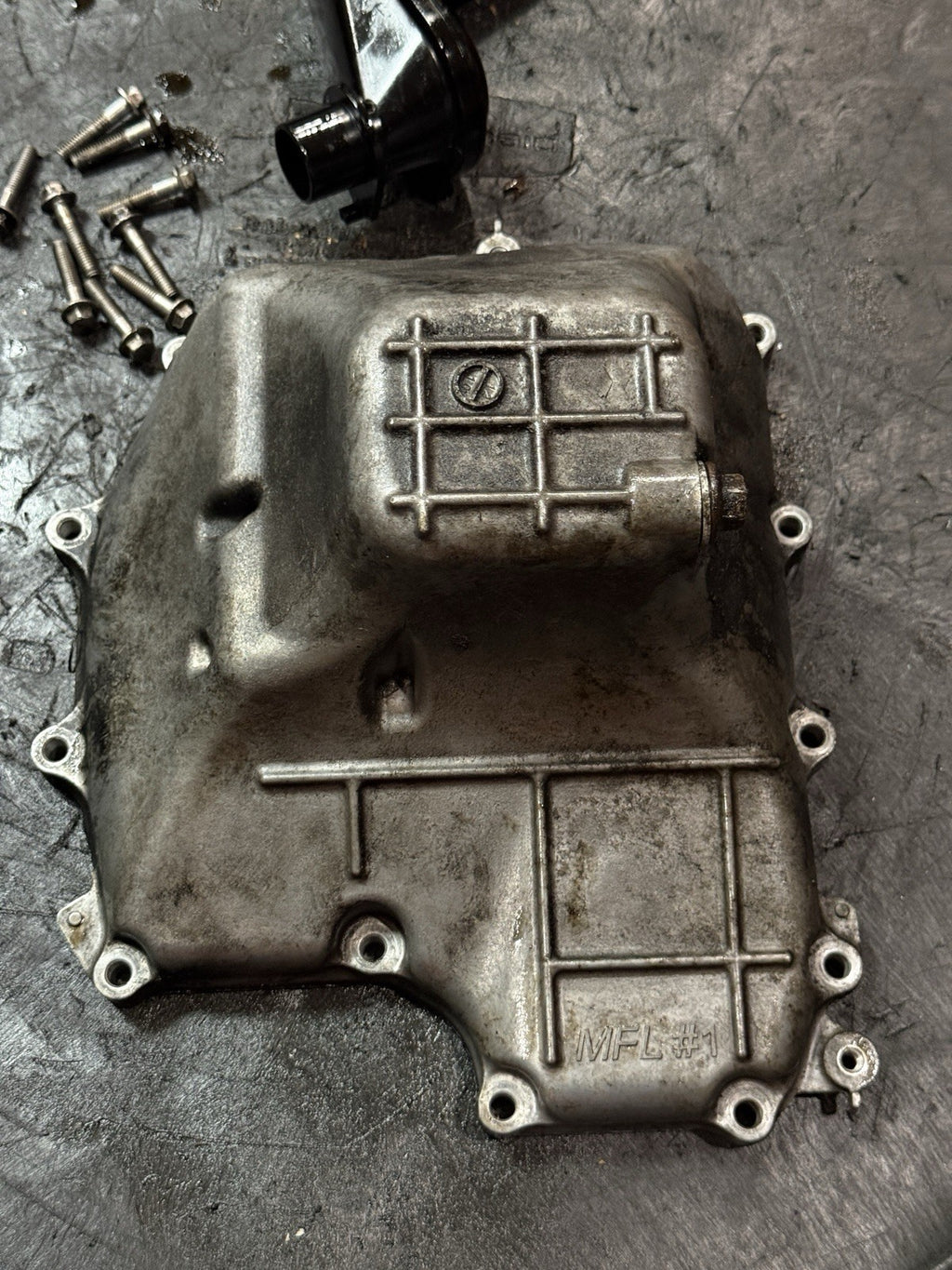2008-2011 Honda CBR1000RR ABS SC59 OEM Engine Oil Pan Sump Bottom 11210-MFL-0009
