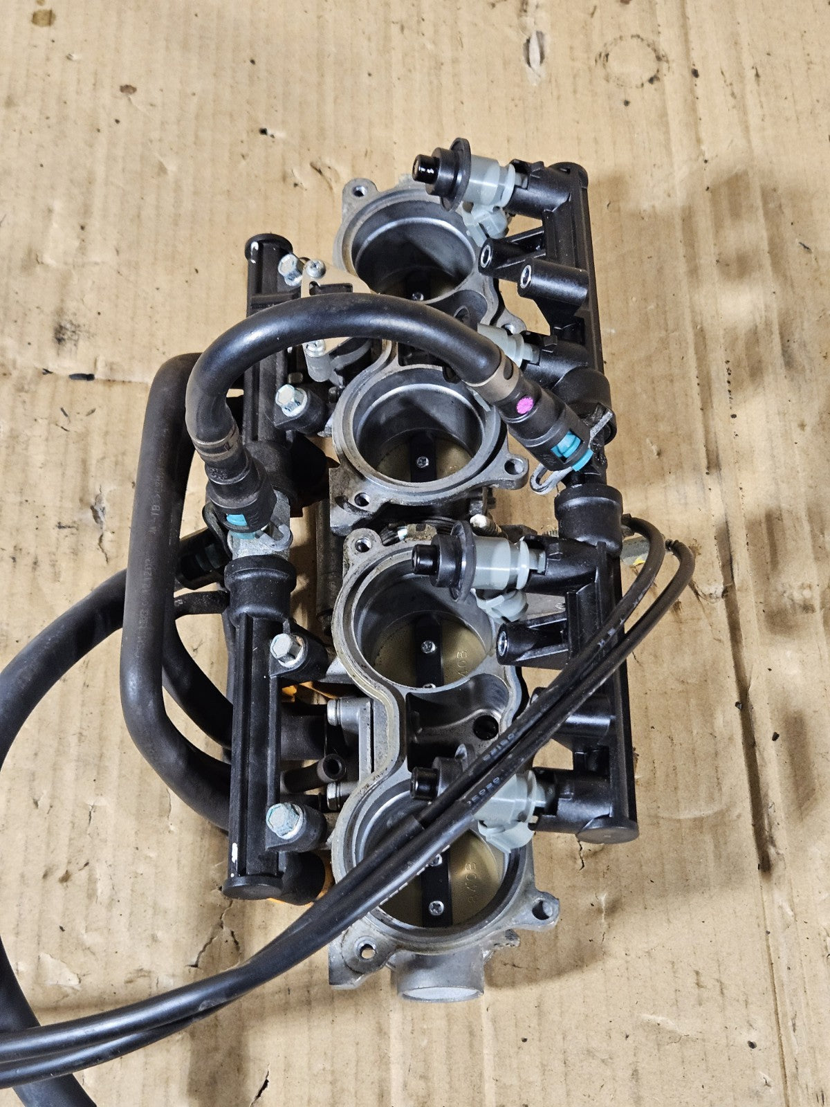 2013 Honda CBR600RR CBR 600RR OEM Throttle Body Primary Secondary Fuel Injectors19