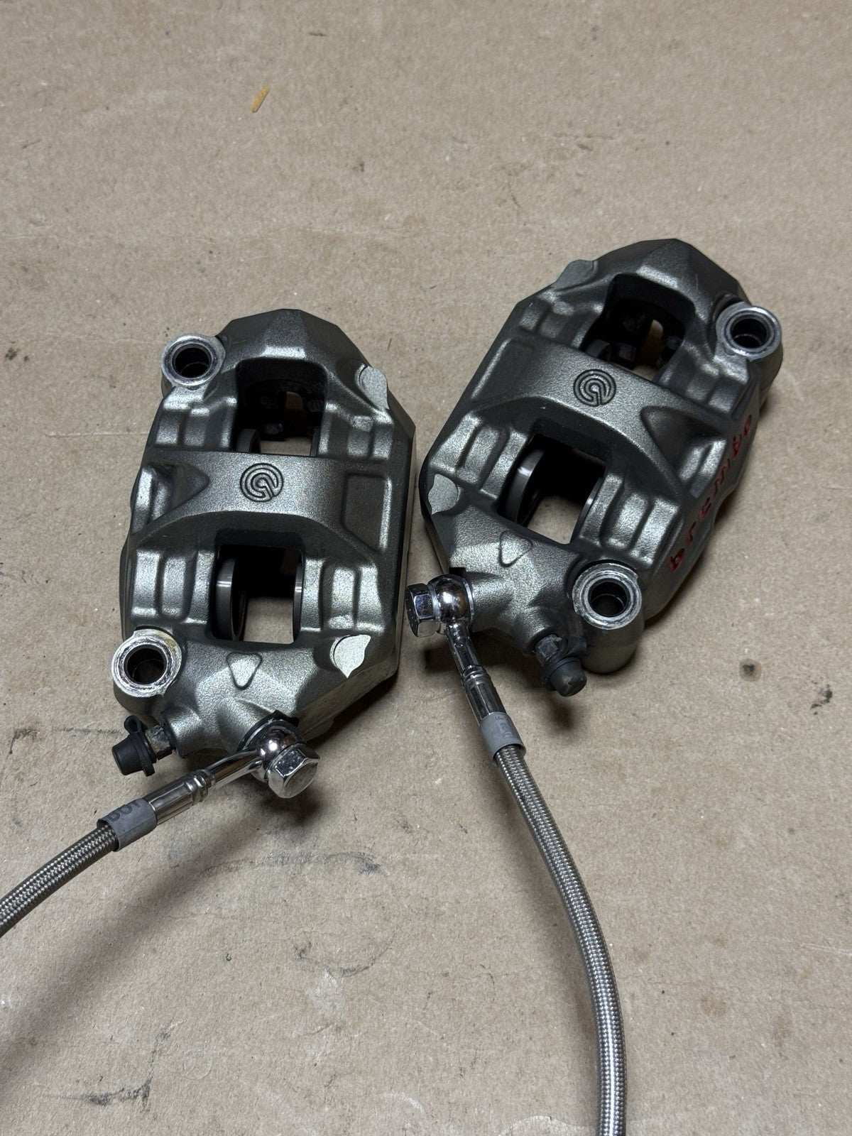 15-18 Aprilia RSV4 RR RF Tuono V4 Brembo Front Brake Calipers Left Right