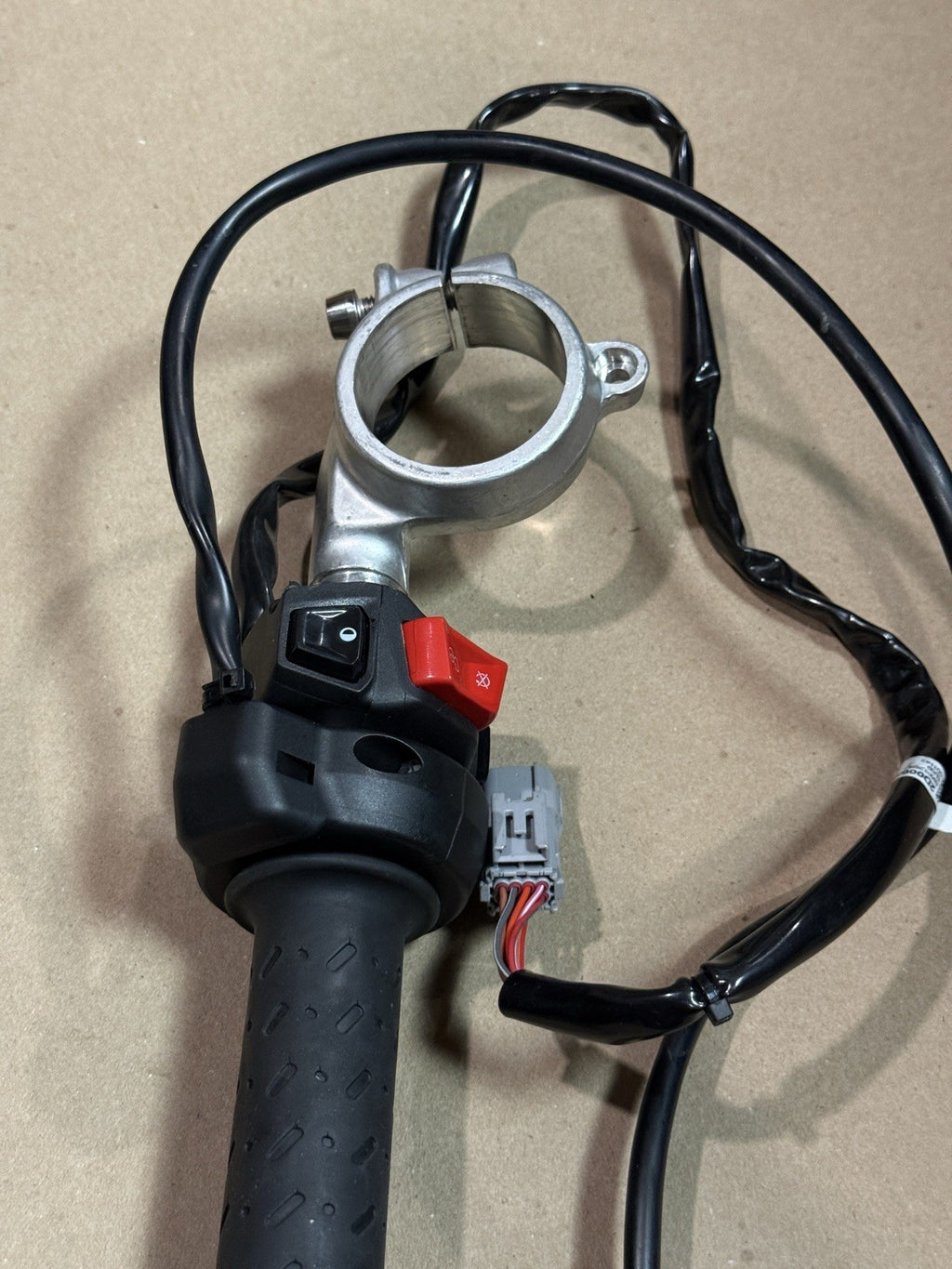 Genuine OEM Aprilia RSV4 Right Clip-On Handlebar w/ Switches Ignition 2021-2024