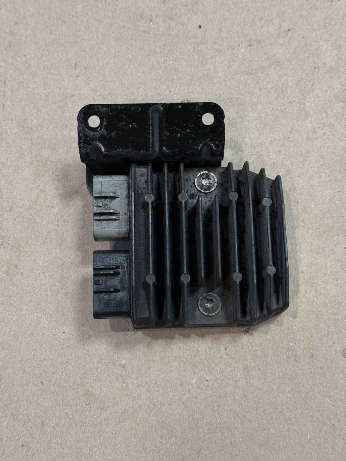09-14 BMW S1000RR OEM Rectifier Voltage Regulator Bracket Charging Unit Assembly