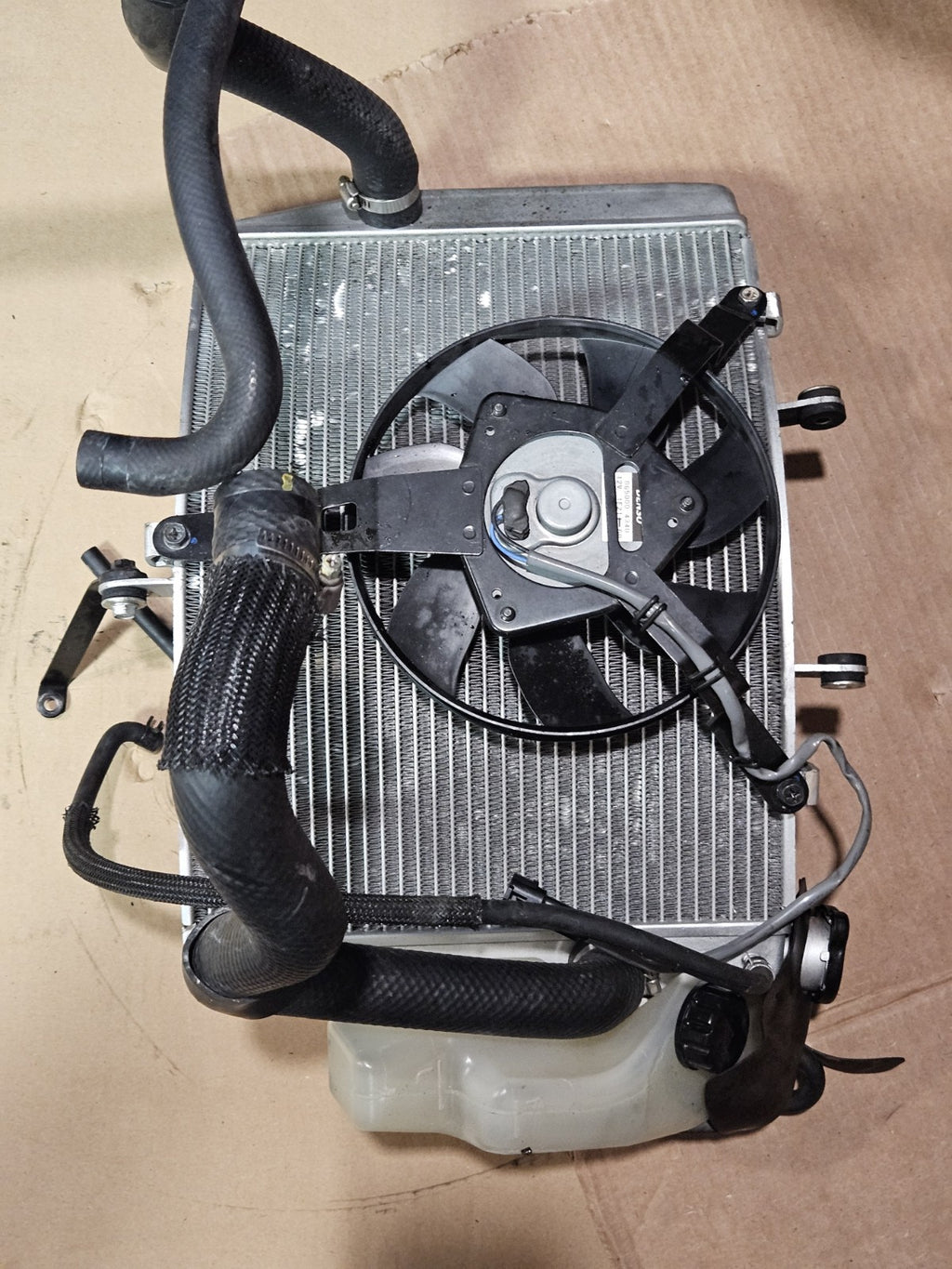 13-25 KAWASAKI NINJA ZX6R ZX636 Radiator Engine Cooling Fans Reservoir OEM