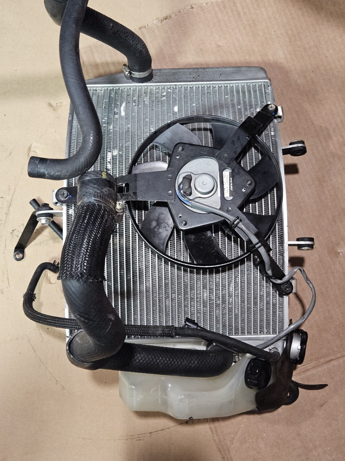 13-25 KAWASAKI NINJA ZX6R ZX636 Radiator Engine Cooling Fans Reservoir OEM