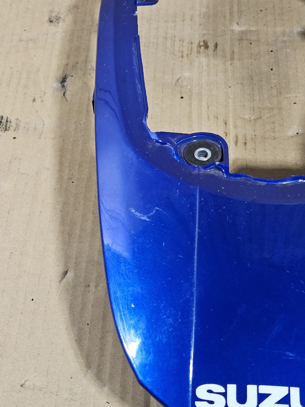 2006-2007 Suzuki GSXR600 GSXR750 OEM Center Tail Fairing Cowl Blue 45503-01H022