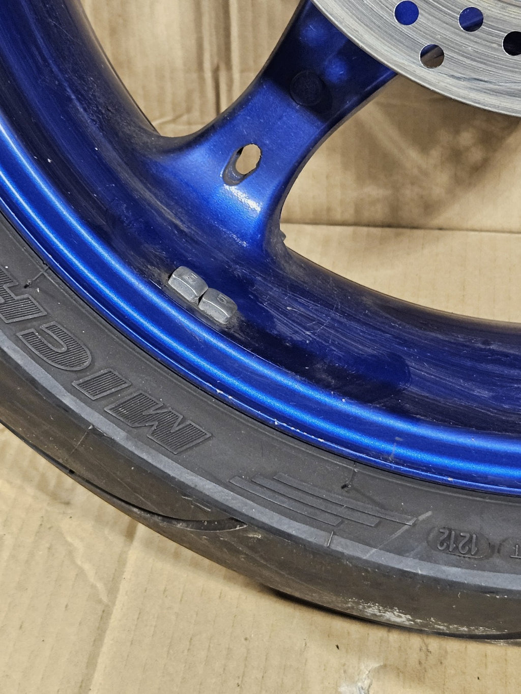 2006 Suzuki GSXR600 Wheel Set Front & Rear OEM 5411141G10 2006-2007 Rims Pair9