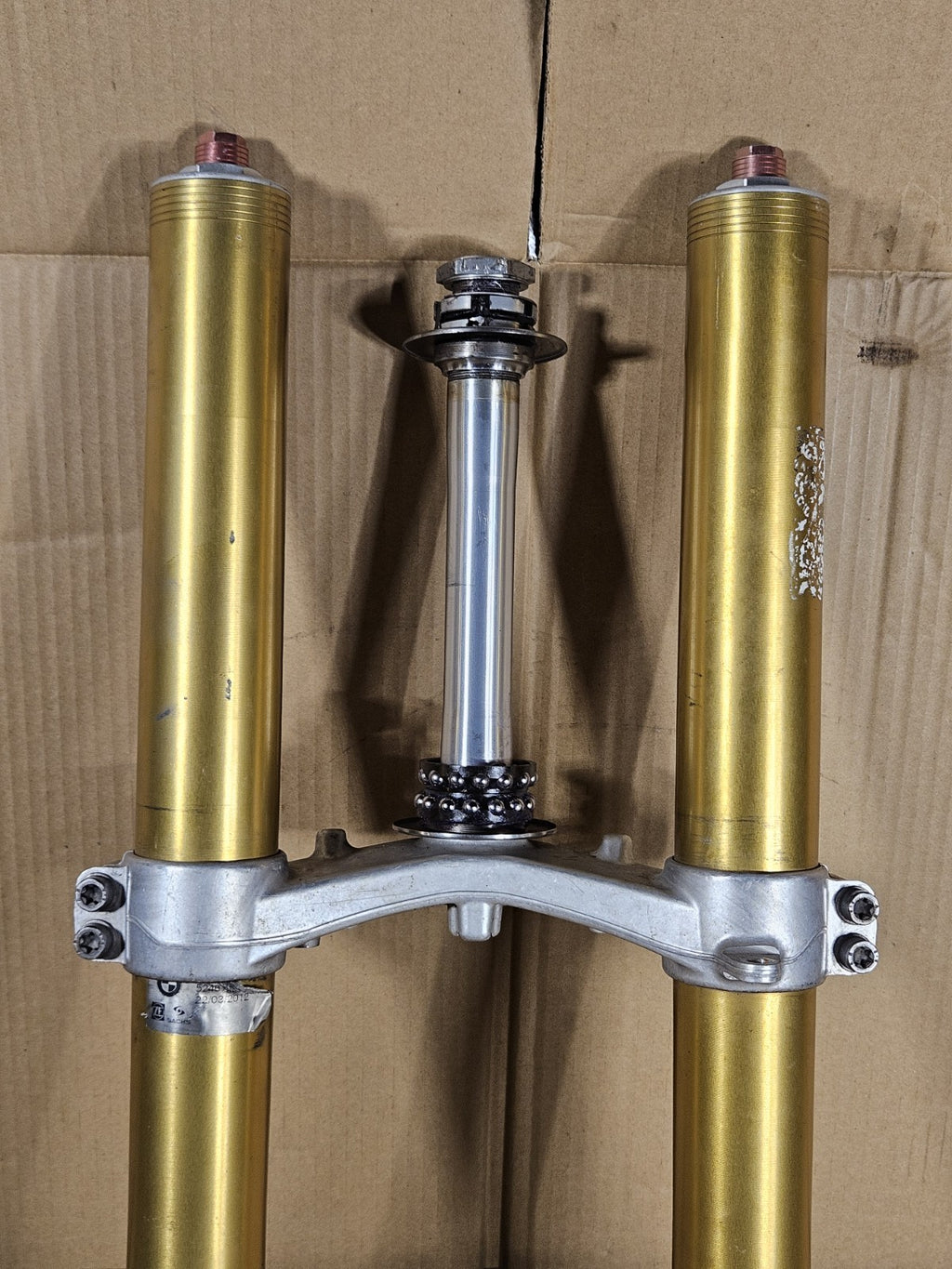 2012 BMW S1000RR OEM Front Forks Pair Fork Tubes Suspension Left Right 16