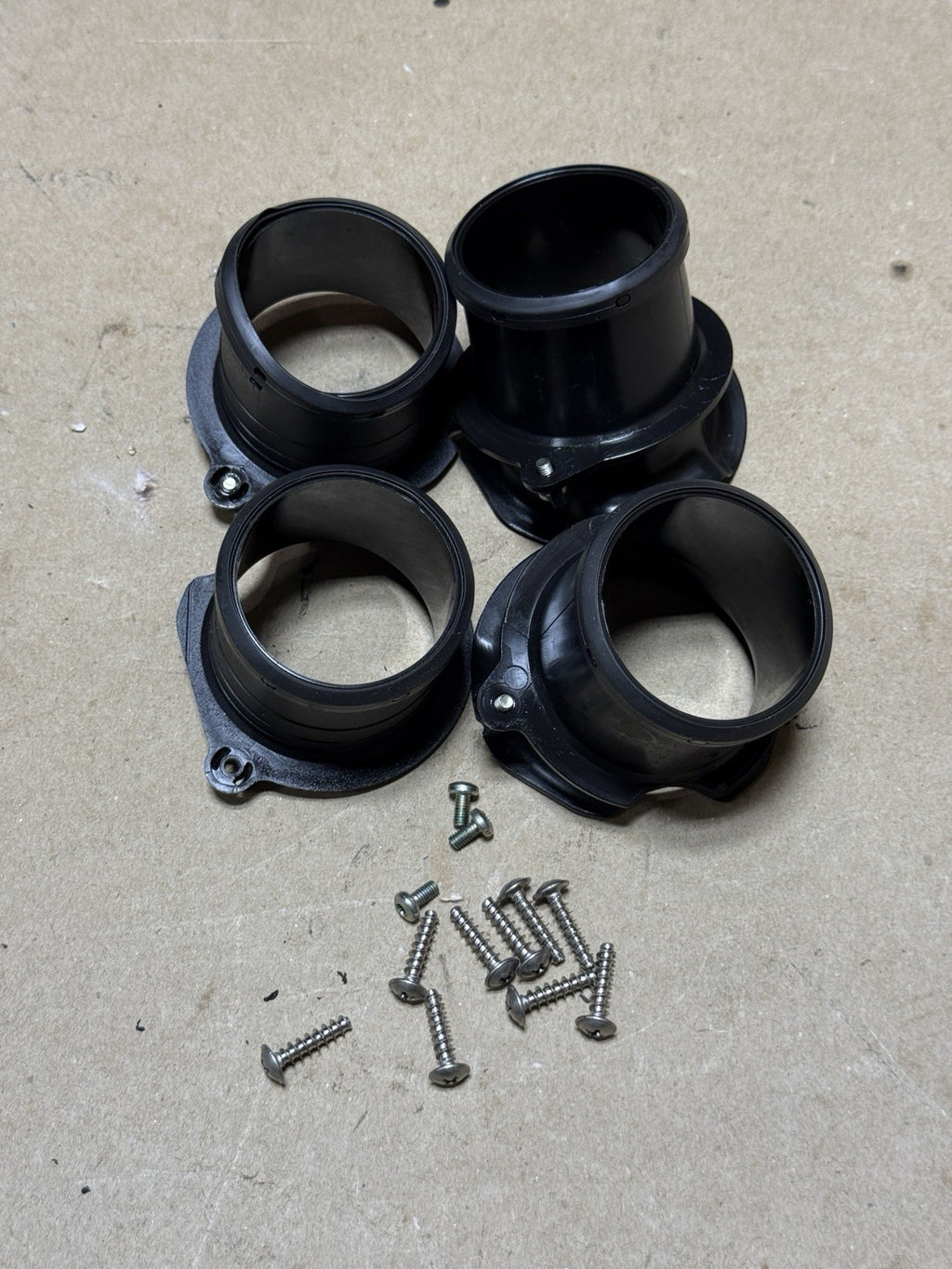 2015-2018 Aprilia RSV4 RR RF Tuono V4 OEM Airbox Intake Velocity Stacks Trumpets