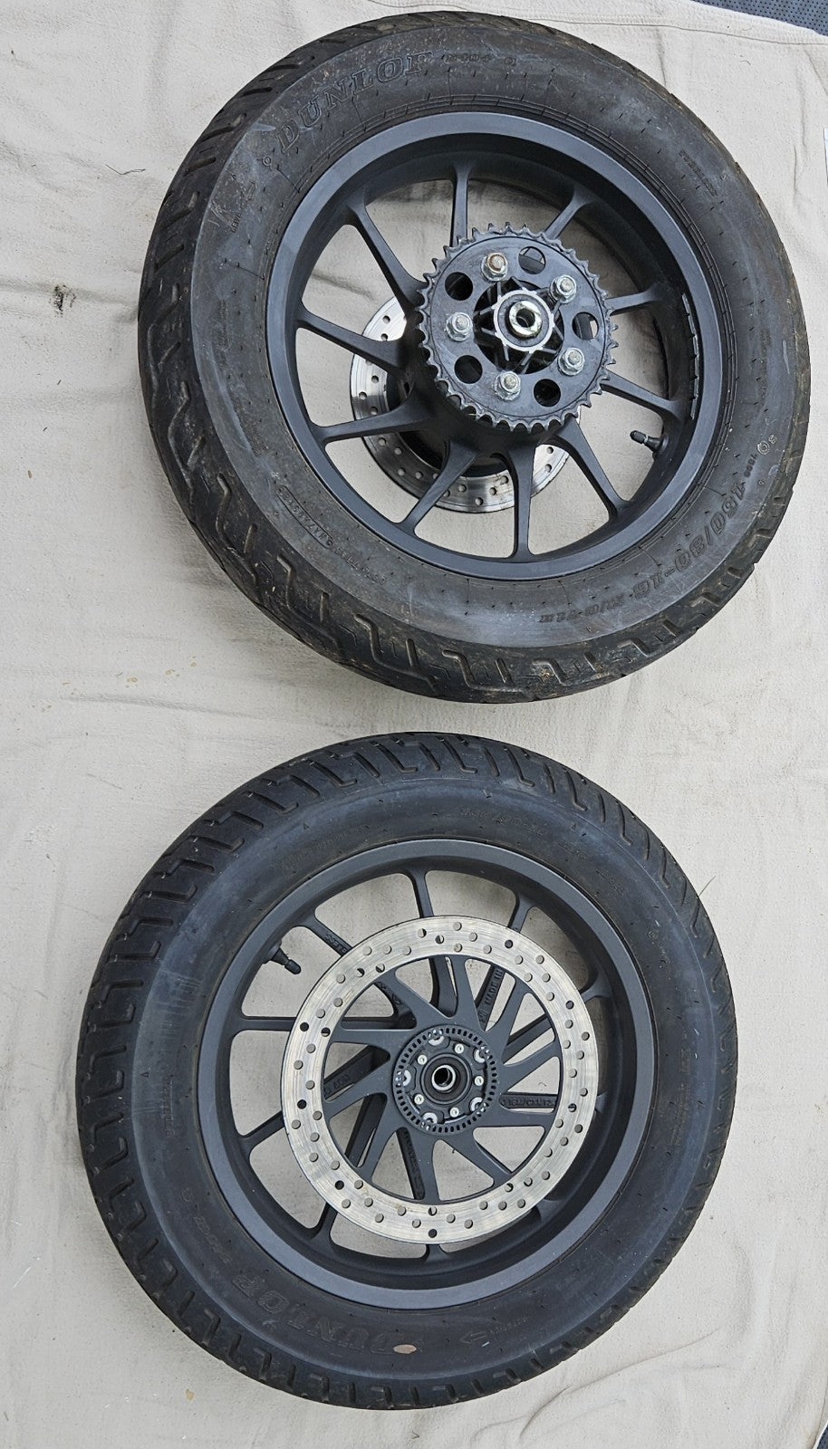 17-19 Honda Rebel 300 500 CMX300 CMX500 OEM Front Rear Wheels Rims Tires Set K870