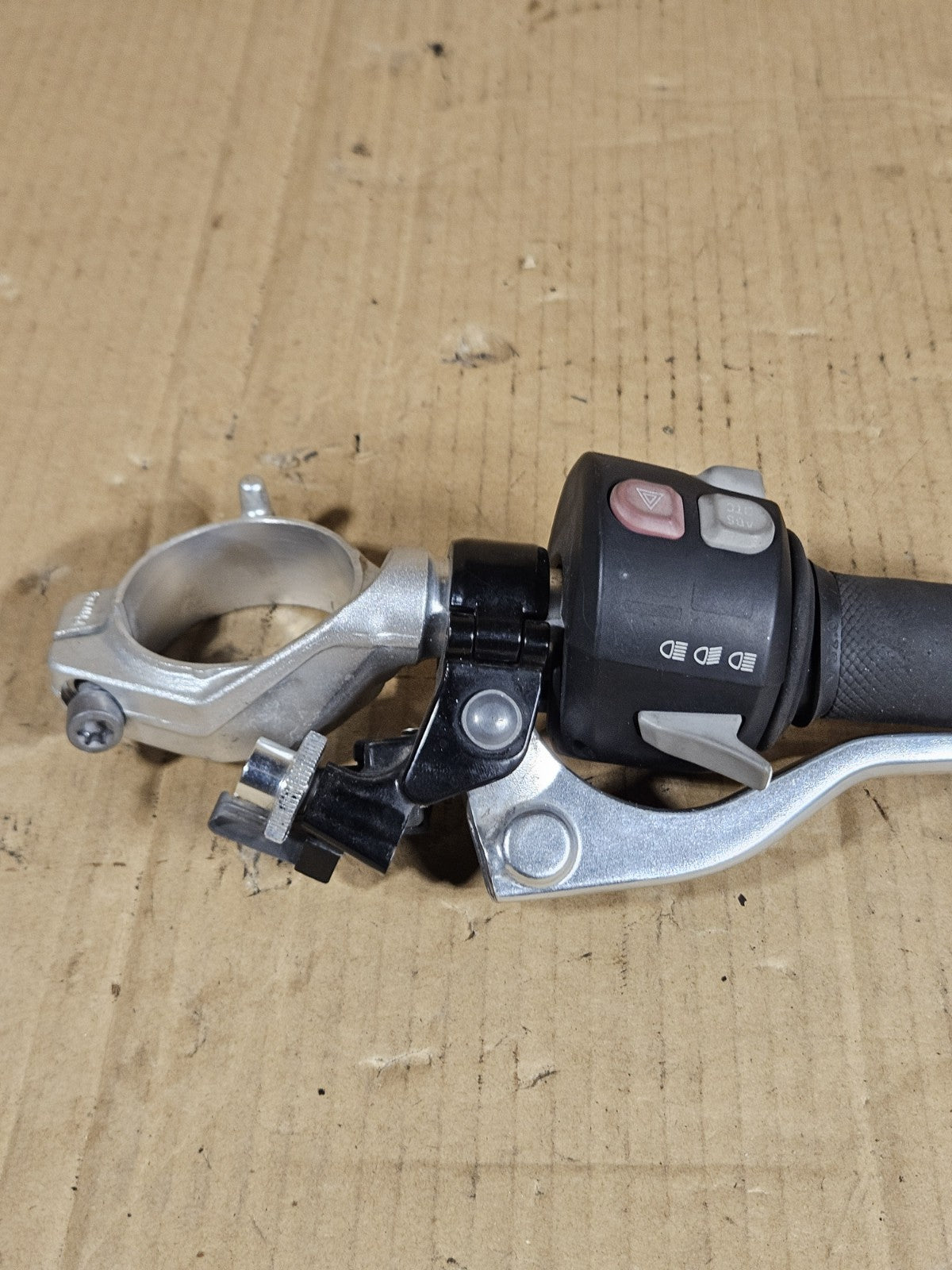 09-14 BMW S1000RR OEM Left Clip On Handlebar Clutch Lever Switch Housing Control20