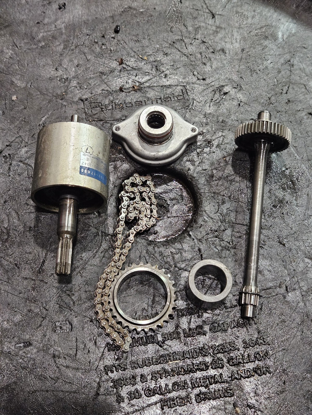 17-26 Suzuki GSXR1000R GSXR1000 OEM Engine Starter Shaft Idler Gear Assembly6
