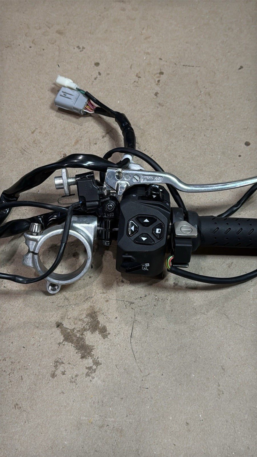 2021-2024 Aprilia RSV4 1100 Genuine OEM Left Clip-On Handlebar w Switches Tested