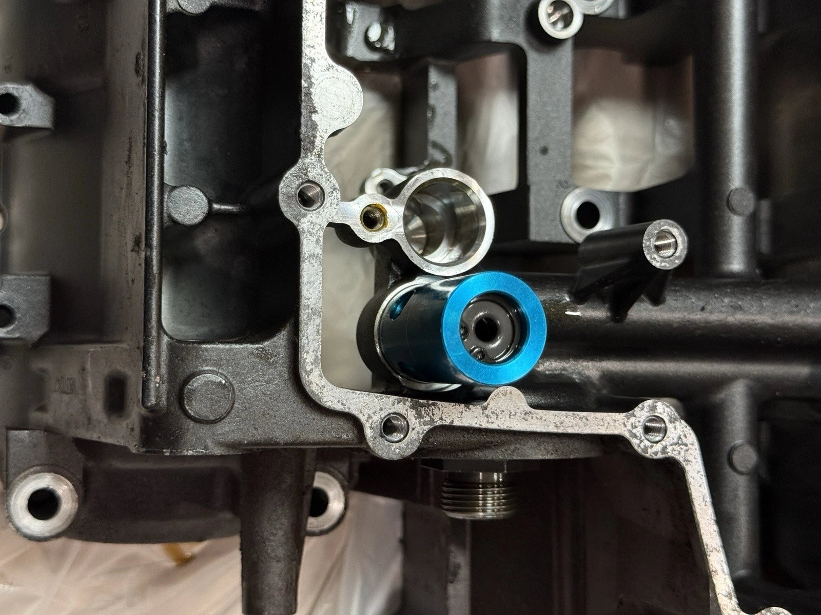 2009 Yamaha R6 Engine Block + Cylinder Head