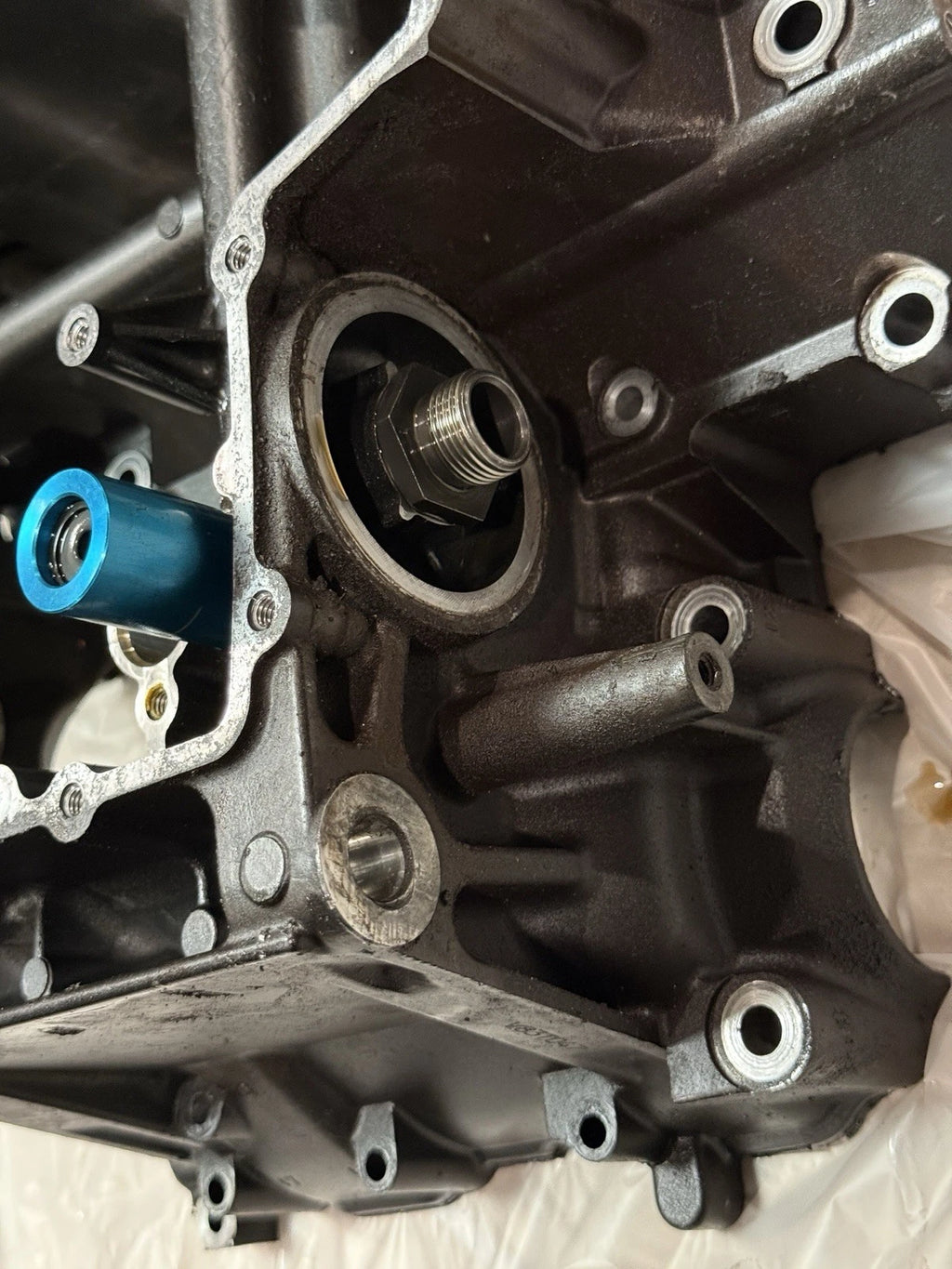 2009 Yamaha R6 Engine Block + Cylinder Head
