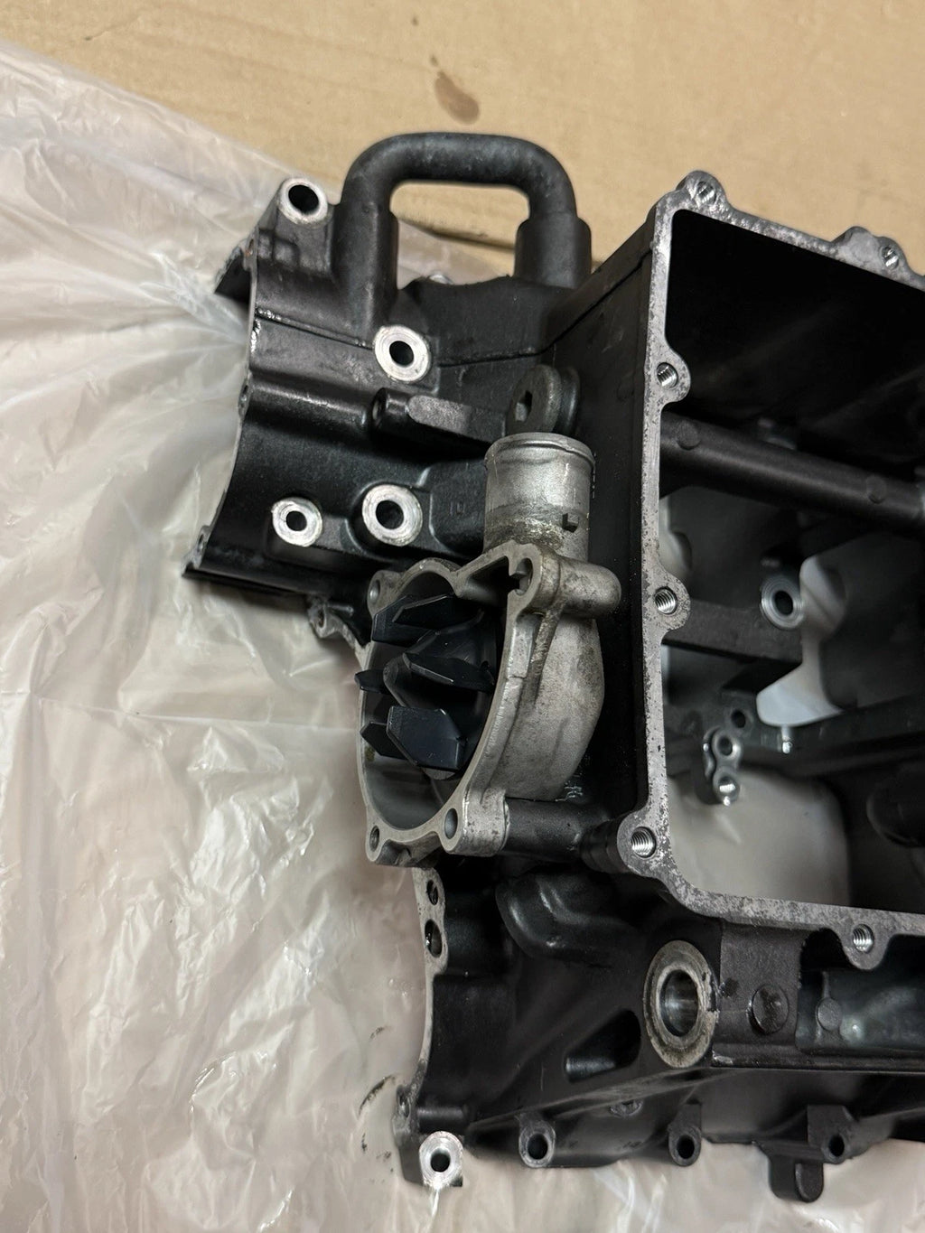 2009 Yamaha R6 Engine Block + Cylinder Head