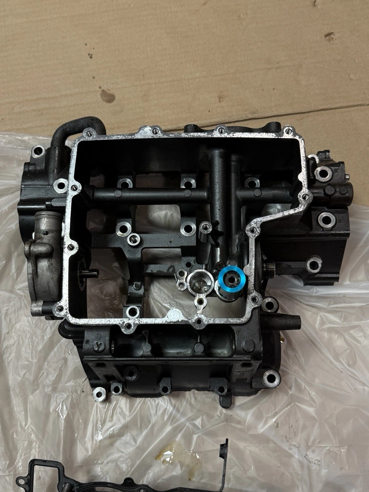2009 Yamaha R6 Engine Block + Cylinder Head
