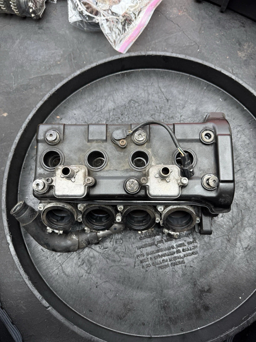 2009 Yamaha R6 Engine Block + Cylinder Head