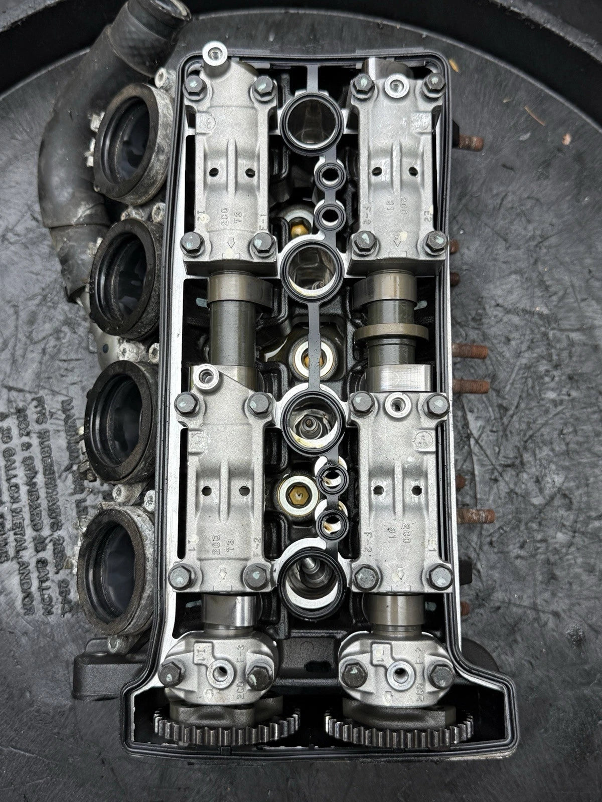 2009 Yamaha R6 Engine Block + Cylinder Head