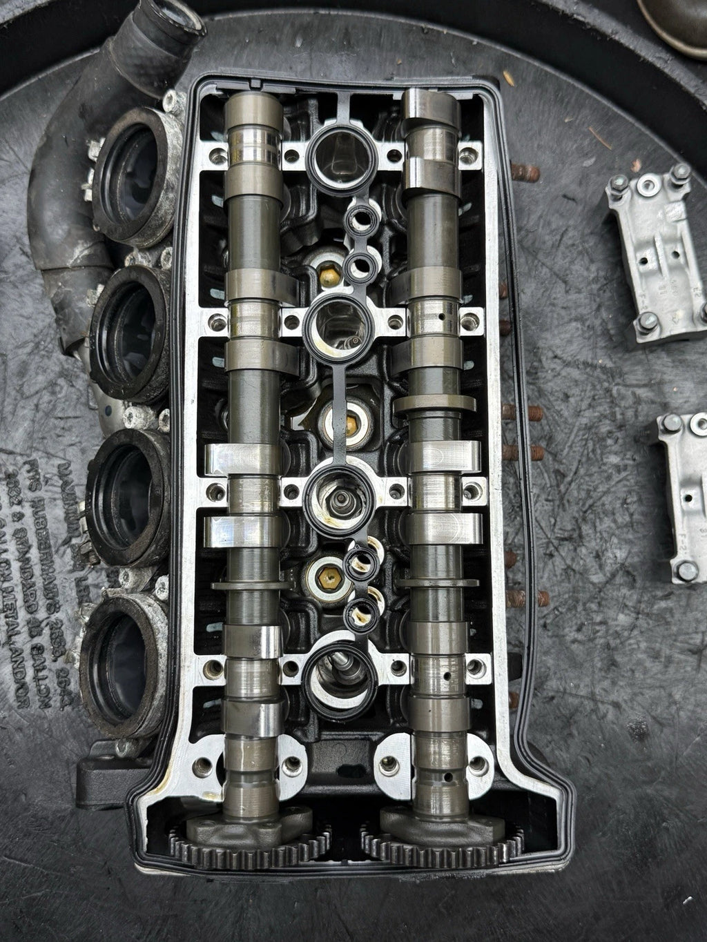 2009 Yamaha R6 Engine Block + Cylinder Head