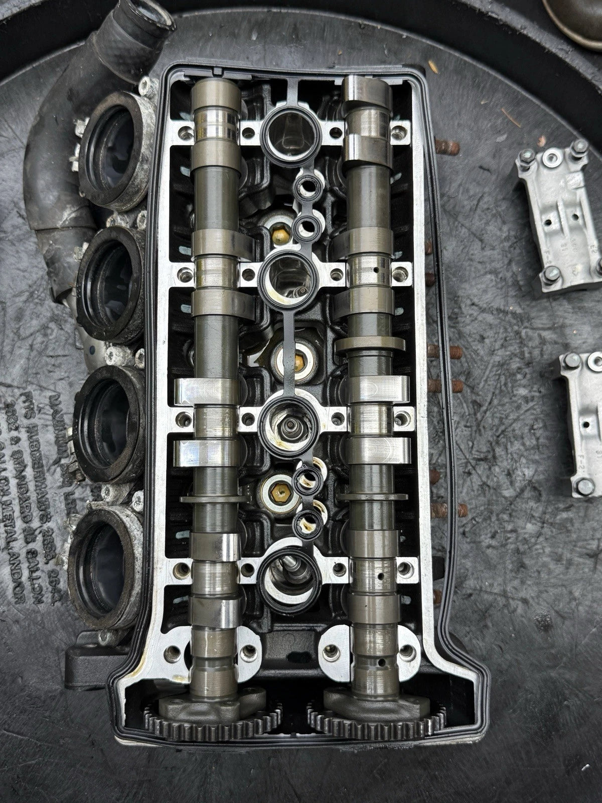 2009 Yamaha R6 Engine Block + Cylinder Head